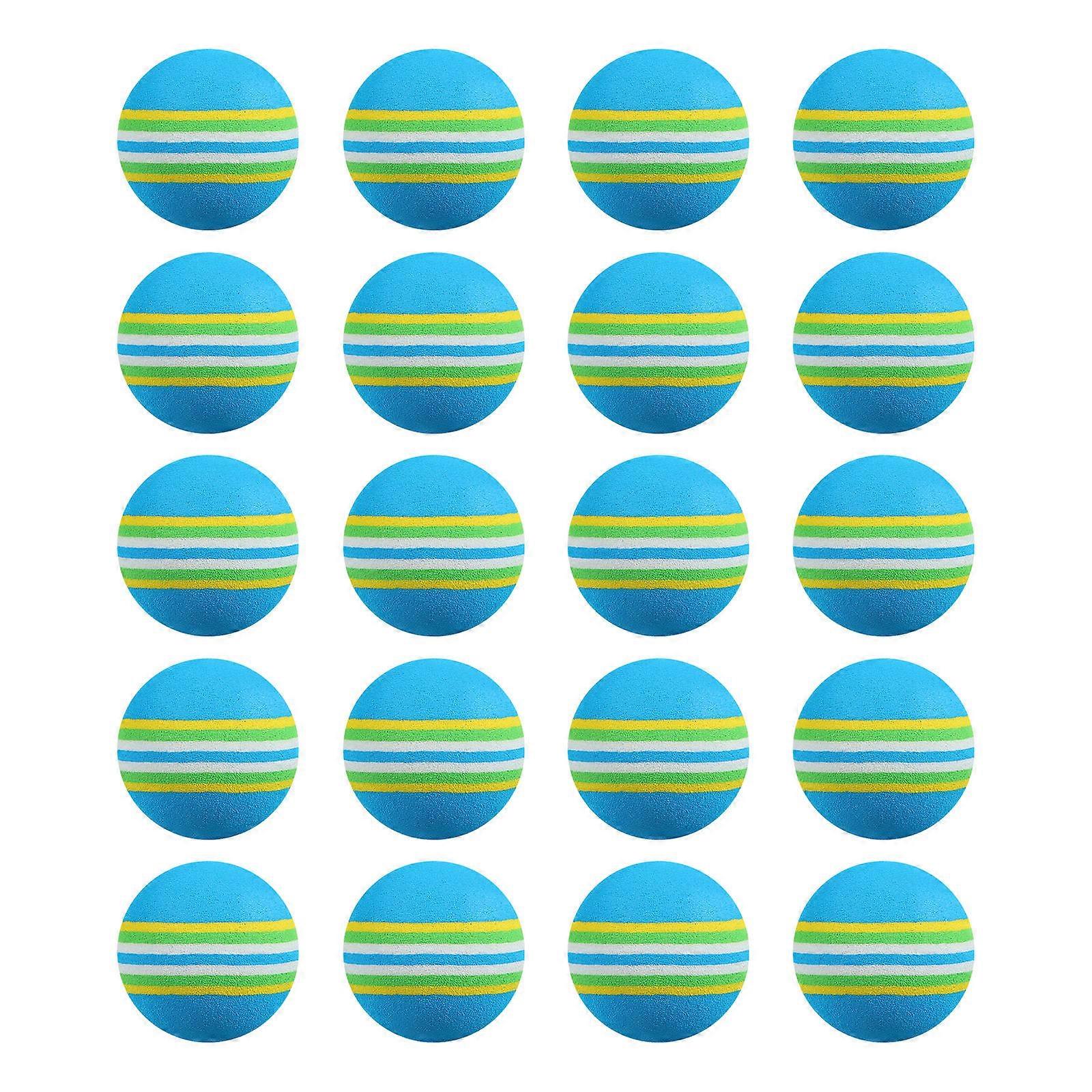 Skyblue EVA Practice Balls for Golf Training Lightweight Soft and Practical Ideal for Indoor Use 20pcs