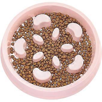 Slow Feeder Dog Bowl Ingen kvelning Slow Feeder Bloat Stop Dog Food Water Bowl med