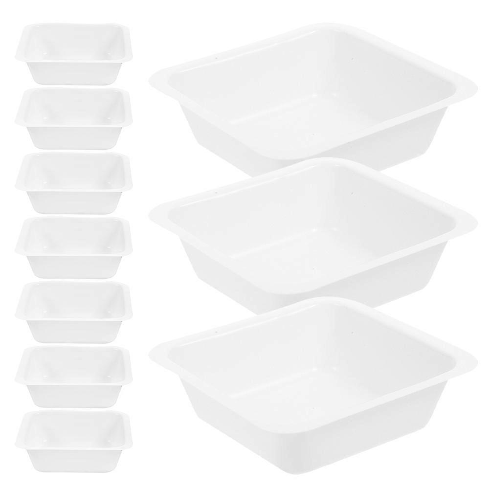 10pcs Small Square 250ml Weighing Pour Boats Container