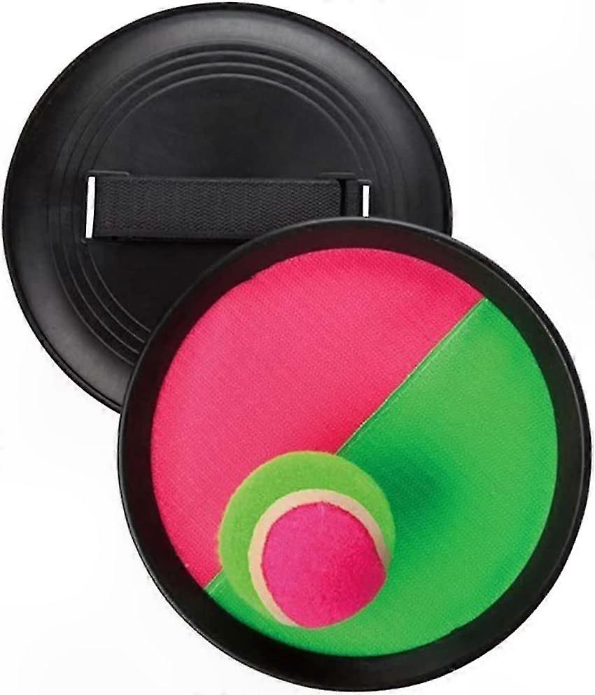 Two Paddle Discs and Ball Set for Toss and Catch Fun