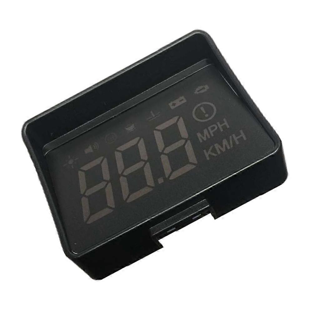 Vehicle Display System Speedmeter For Windshield Driving Offering Alarm Features In Compact Size 1Pack