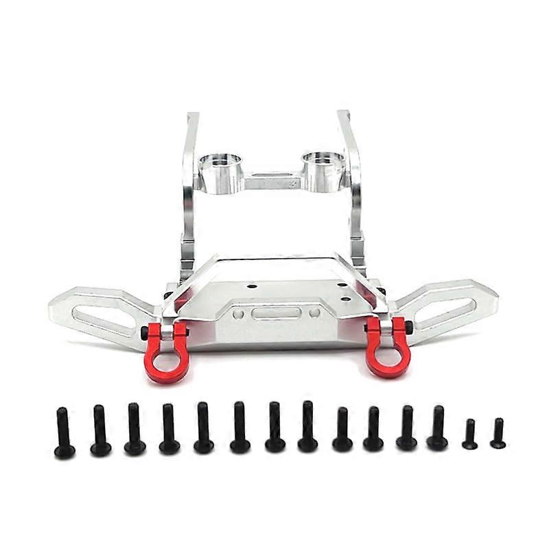 RC Car Front Bumper Kit for MJX Hyper Go 1/12 H12Y H12Y RC Crawler Car (Silver)