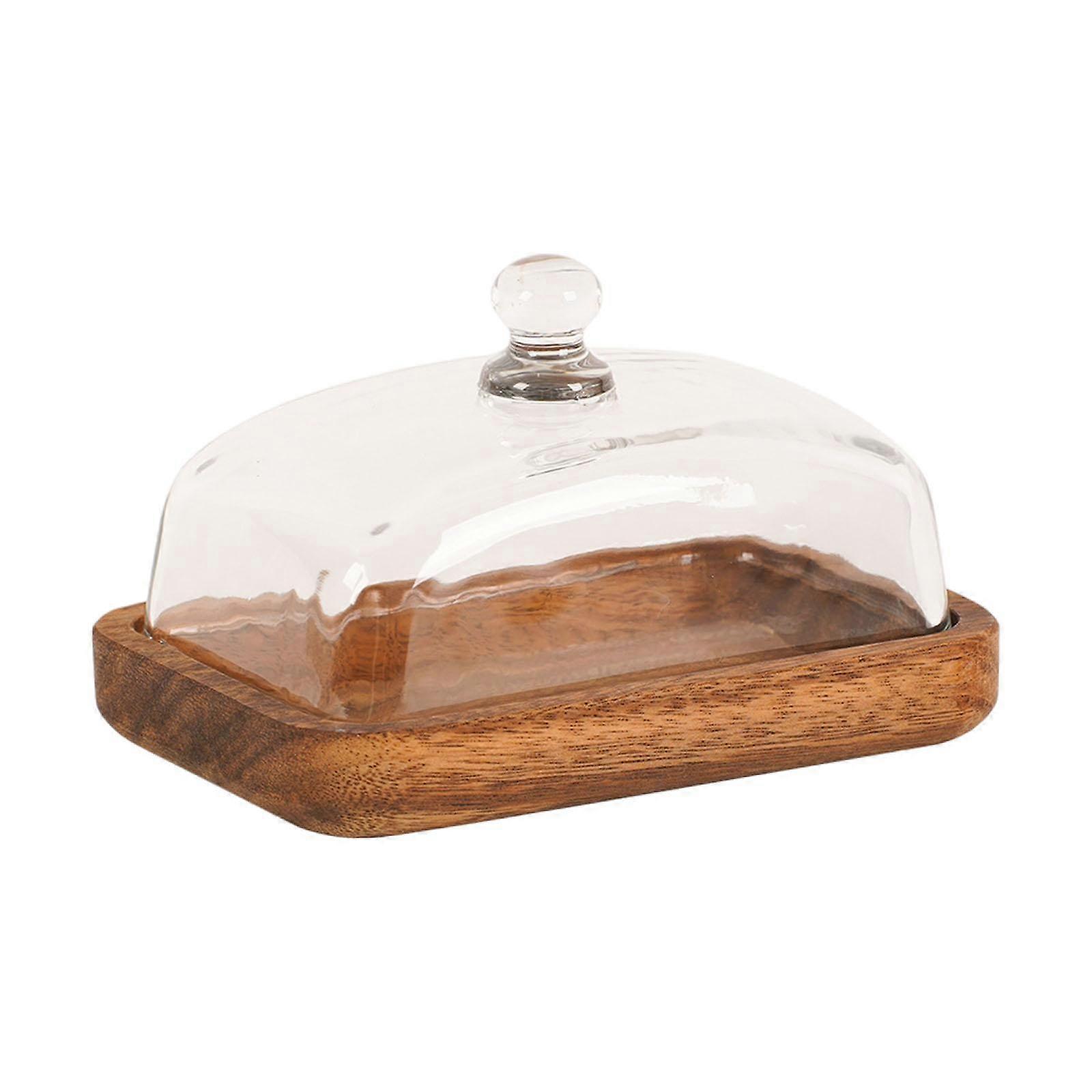 Wooden Cake Stand Multifunctional Serving Tray for Celebration Holiday Table