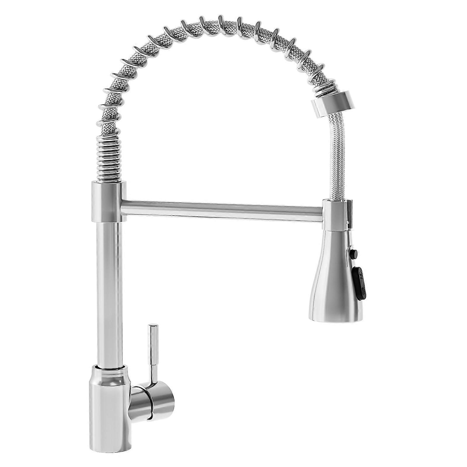 Kitchen Tap, Single-Handle, Pull-Down Faucet, 1/2-Inch Connection, Modern Style
