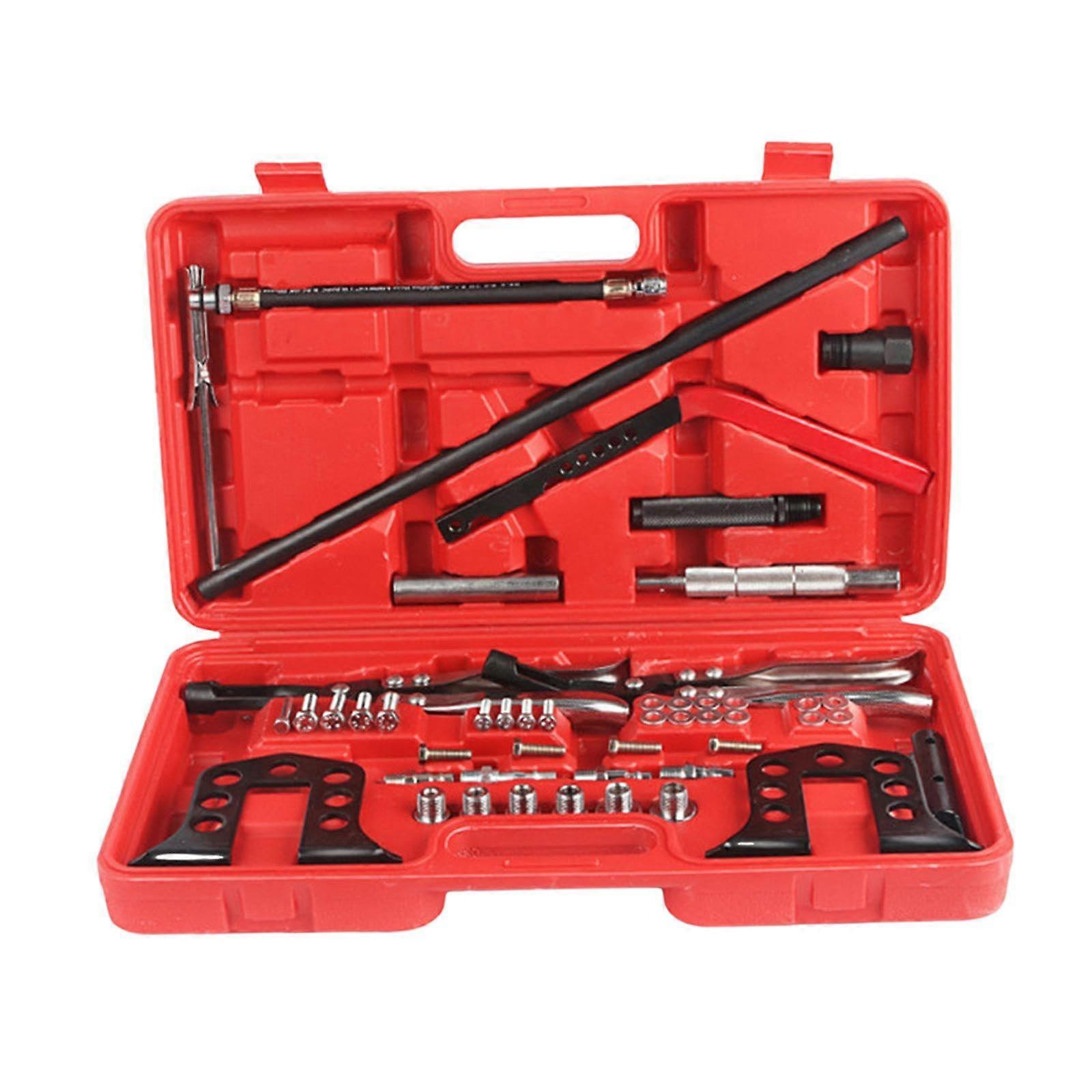 Valve Spring Compressor Tool Kit For Removing And Installing Valve Stem Seals, Professional, With Storage Box, Sturdy