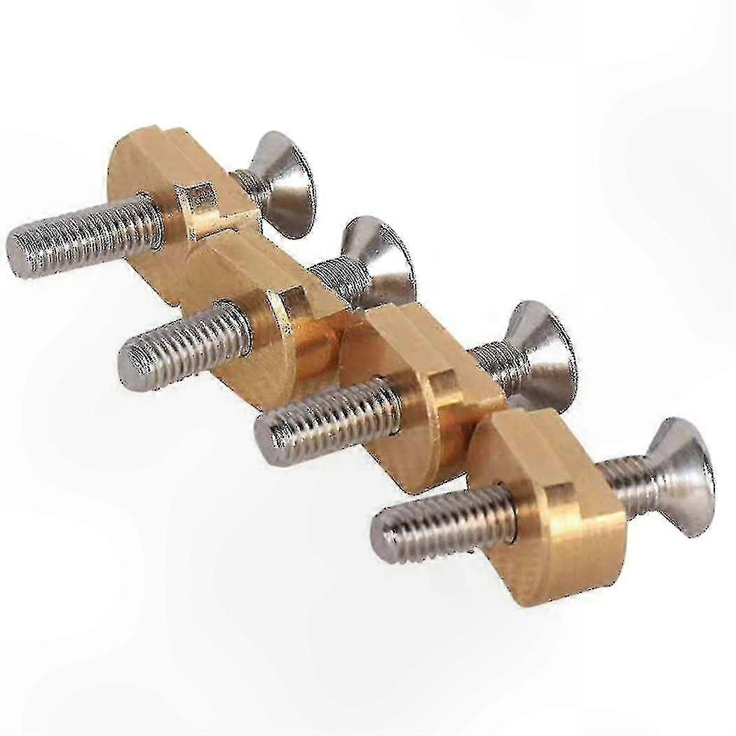 4 Pcs Foilmount Size M6 And 4 Pcs Hydrofoil Screw Mounting T-nuts For All Hydrofoil Tracks Surfing