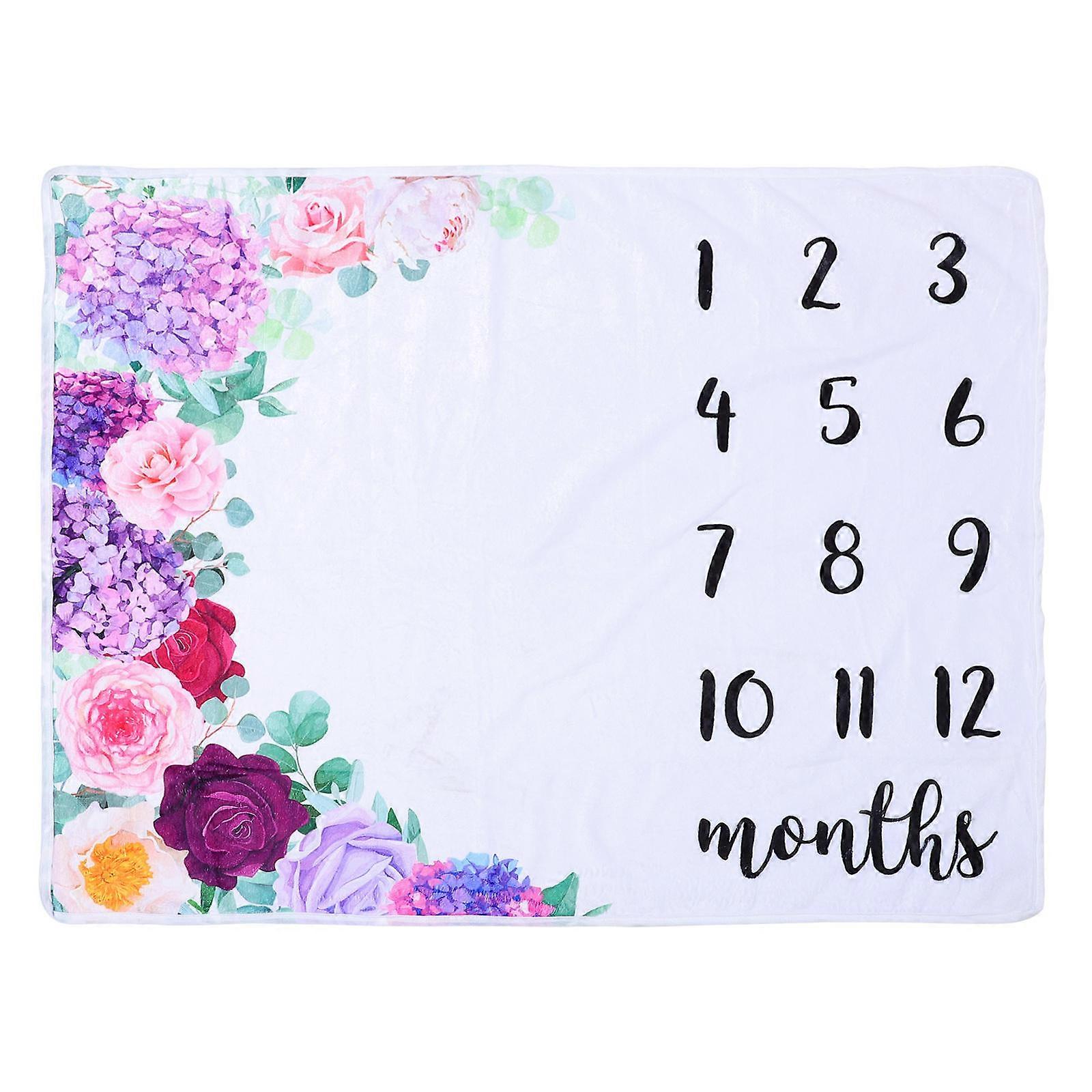 Infant Month Blanket Classic Simplicity Photo Backdrop For Families 100x75cm 1Pack