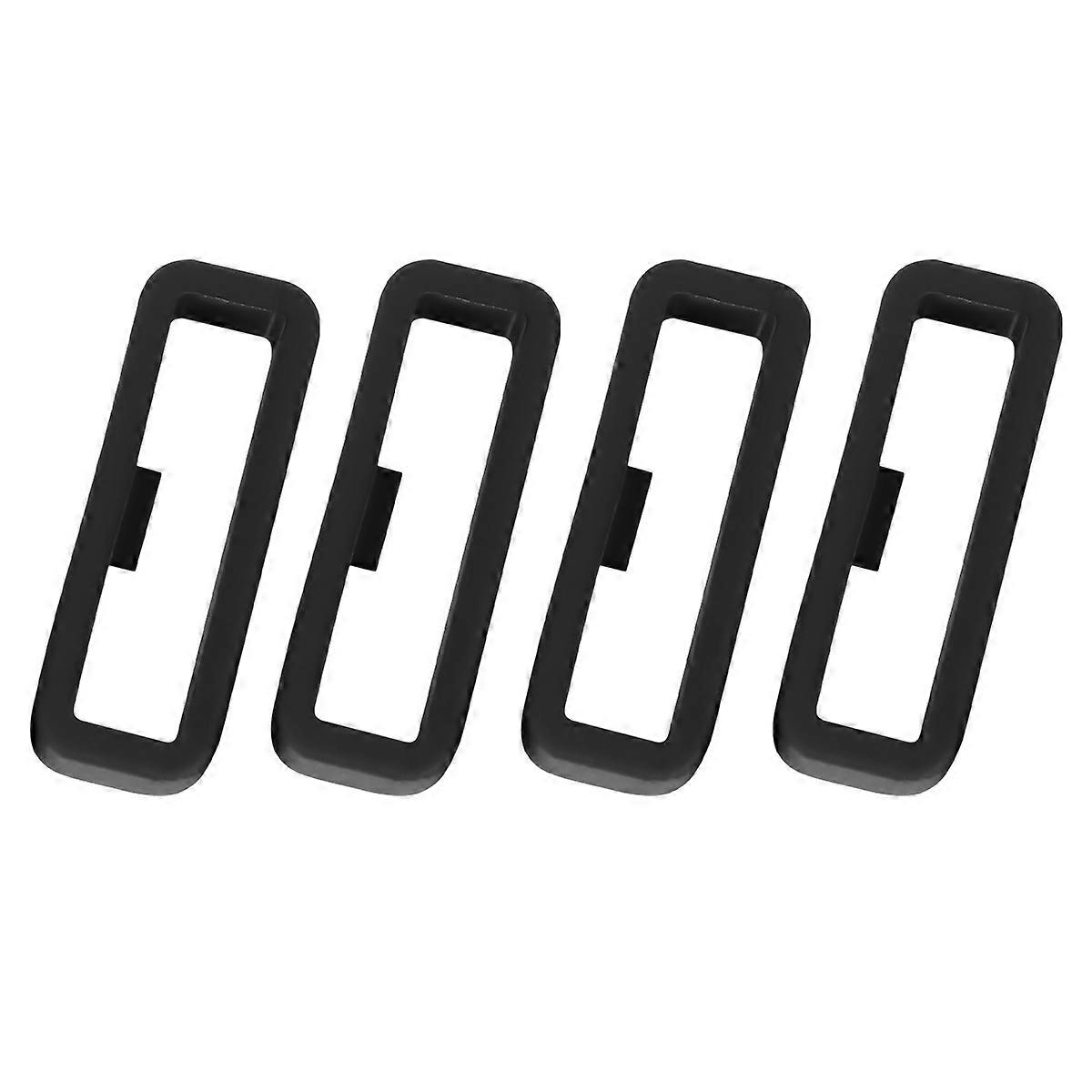 4pcs Silicone Watch Band Loops Replacement Fastener Rings for Fenix Inner Diameter Secure Extra Compatible Watch Strap Retaining
