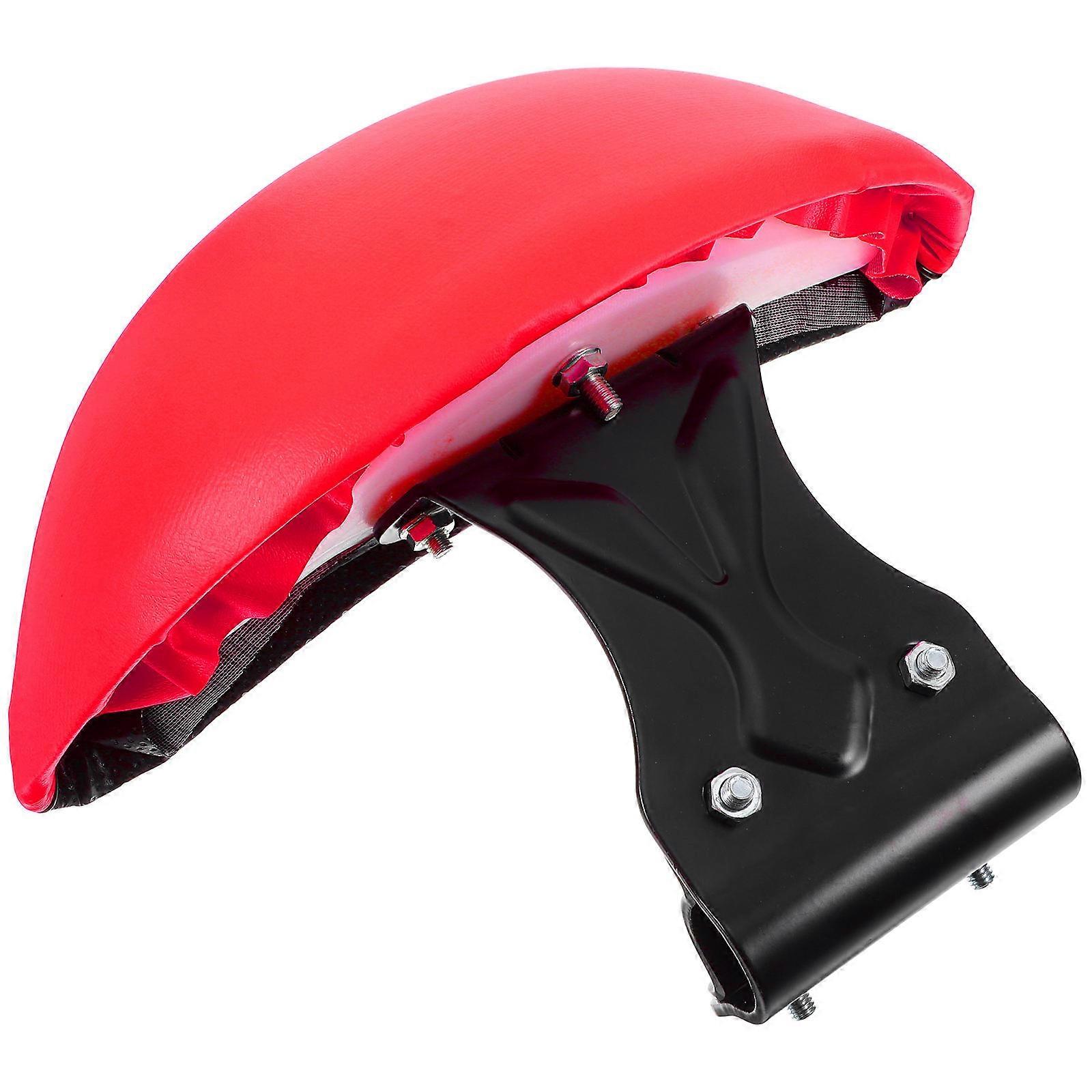 Universal Bike Backrest Safety Cushion for Cycling with Excellent Support and Discomfort Bright Red