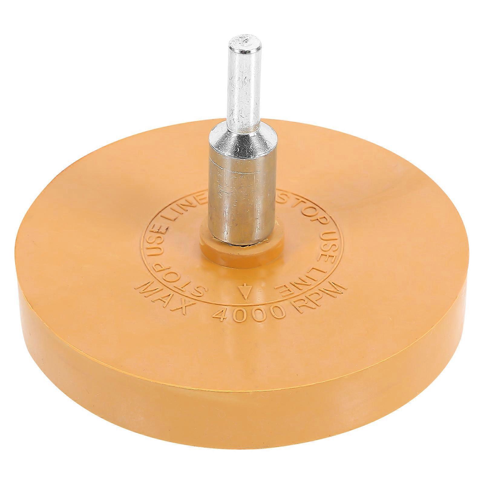 1pc Rubber Rapid Polishing Wheel for Car Decal and Grinding Tool