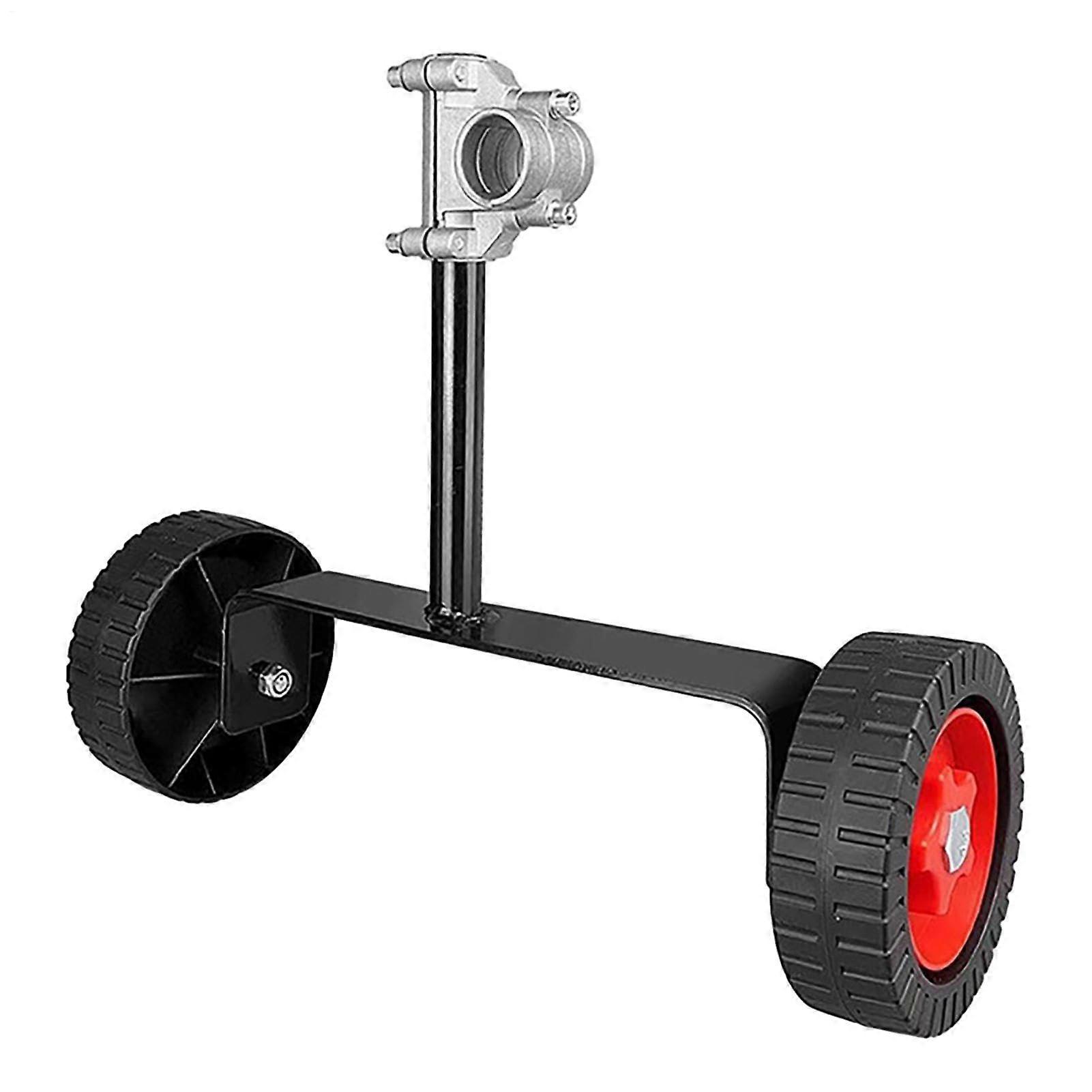 Grass cutter wheel set Weed whacker support attachment, Heightadjustable wheel 26mm.