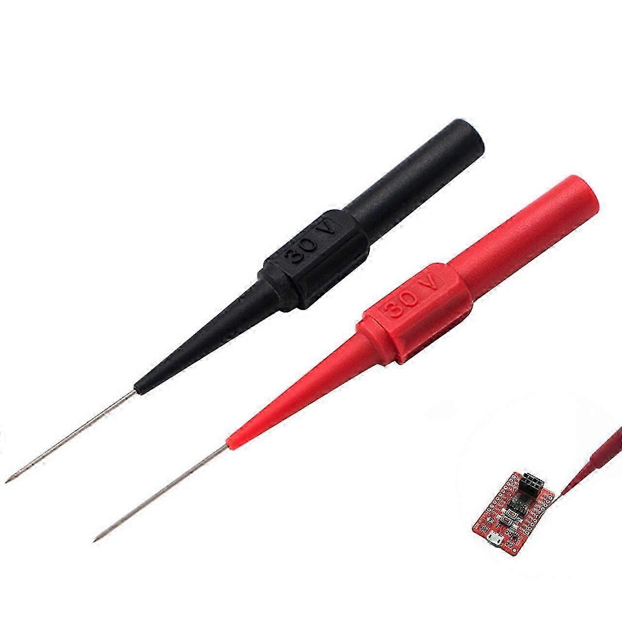 Pack of 2 Insulation Piercing Needles, Multimeter Test Probes with 4 mm Banana Socket 2025