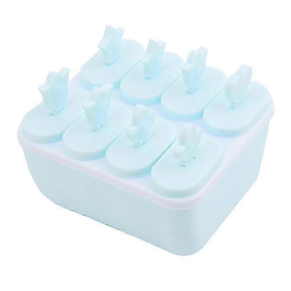 8-Grid PP Ice Cream Mold for Easy Homemade Frozen Popsicles