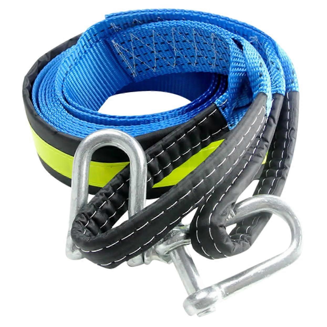 1 piece towing rope for cars, quality with secure hooks, durable for breakdown assistance