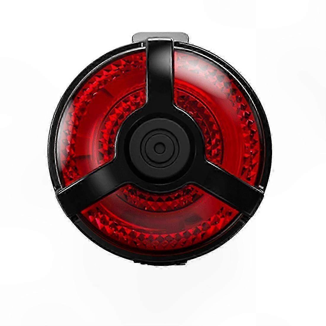 Bright Bike Taillight with High Capacity Rear Lamp and Helmet Warning Light for Enhanced Visibility Safety