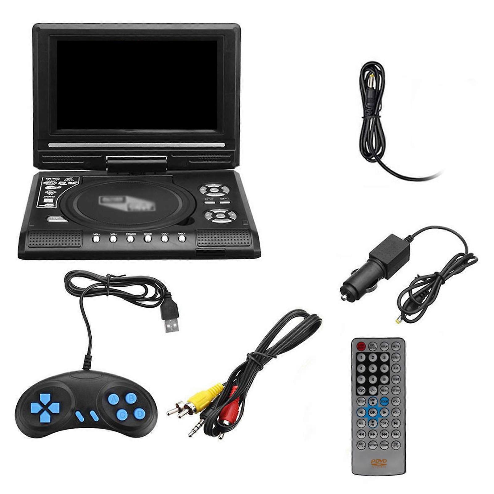 7.8 Inch DVD Player 16:9 Widescreen 270° Rotatable DVD Player Support for Game Function