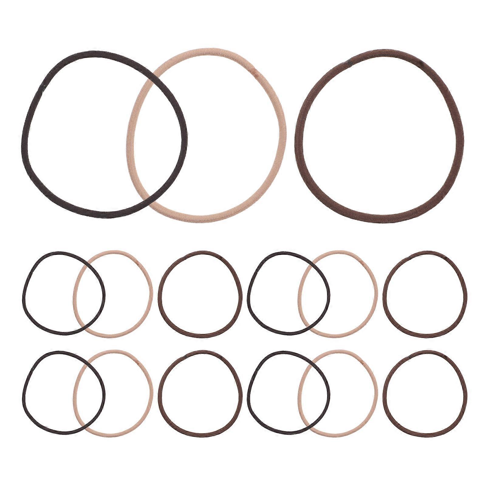 80pcs Soft Seamless Hair Ties for Damage Free Daily Use, Thin Elastic Hair Bands