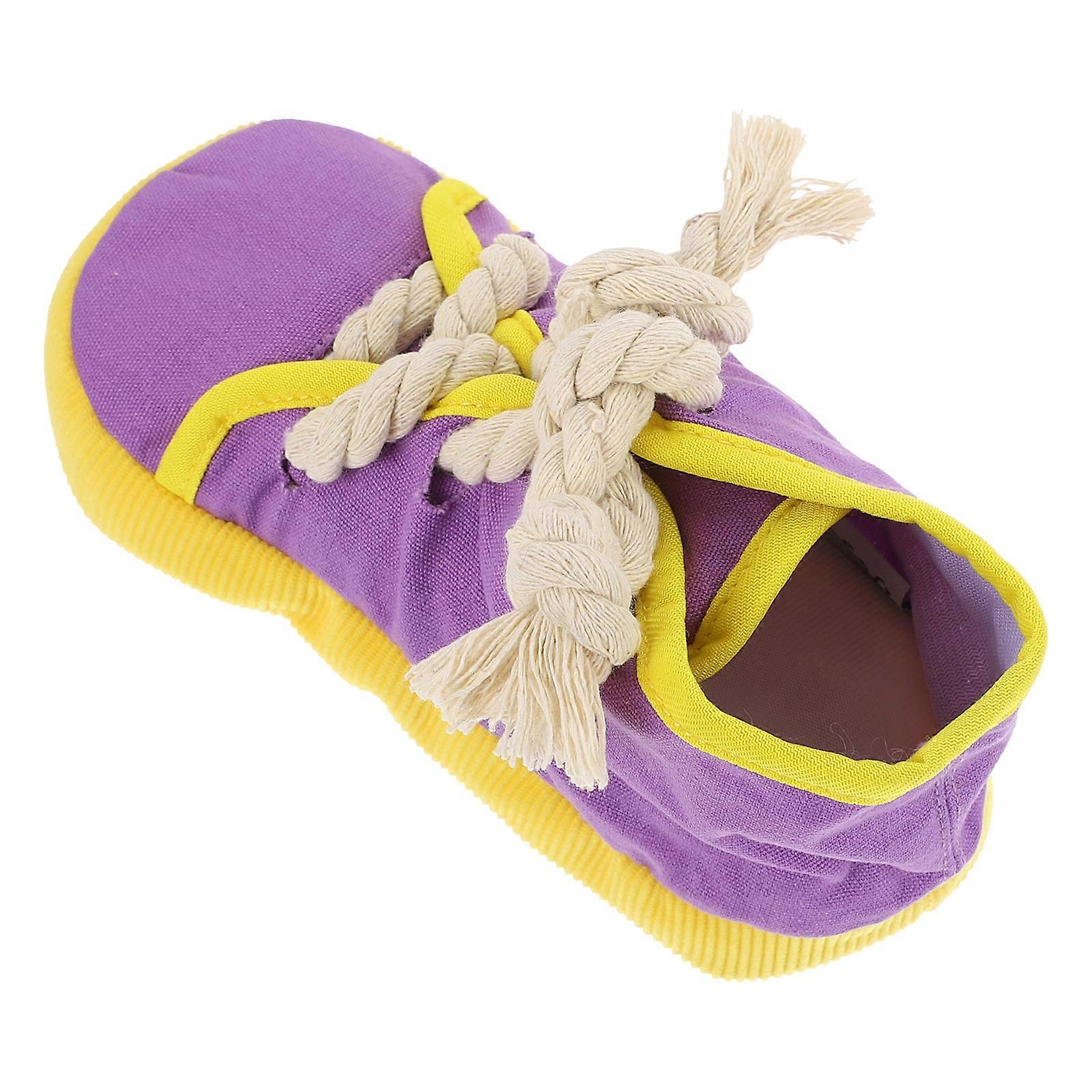 Adorable Cartoon Shoe Chew for Pets – Durable Interactive Plaything for Dogs and Cats, Funny Teething Toy for Indoor Play and Home Use