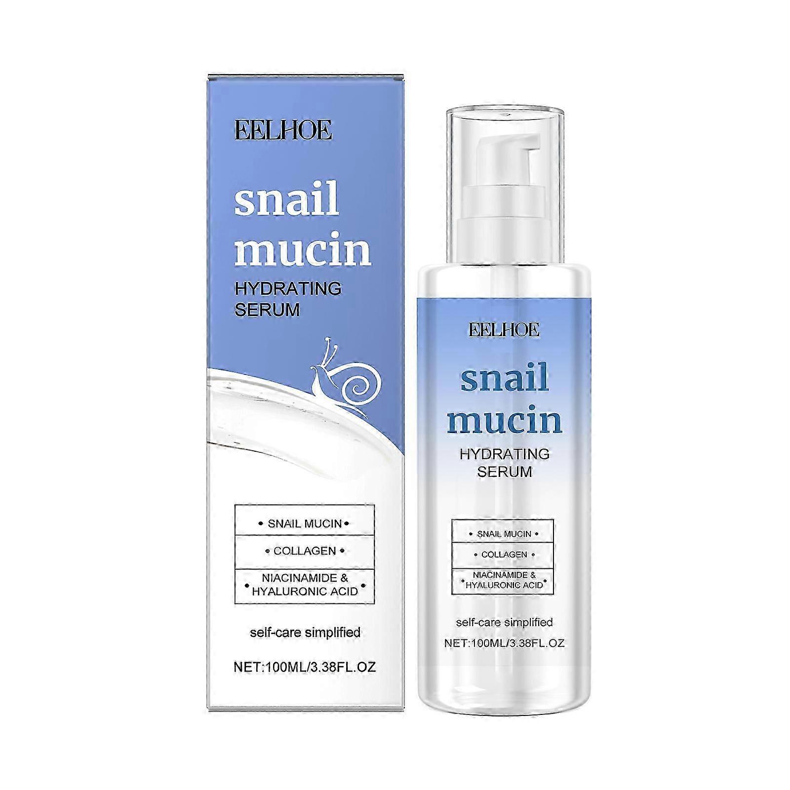 EELHOE Snail Mucin Moisturizing essence Moisturizing and Moisturizing Facial Skin Glossy and Moisturizing essence