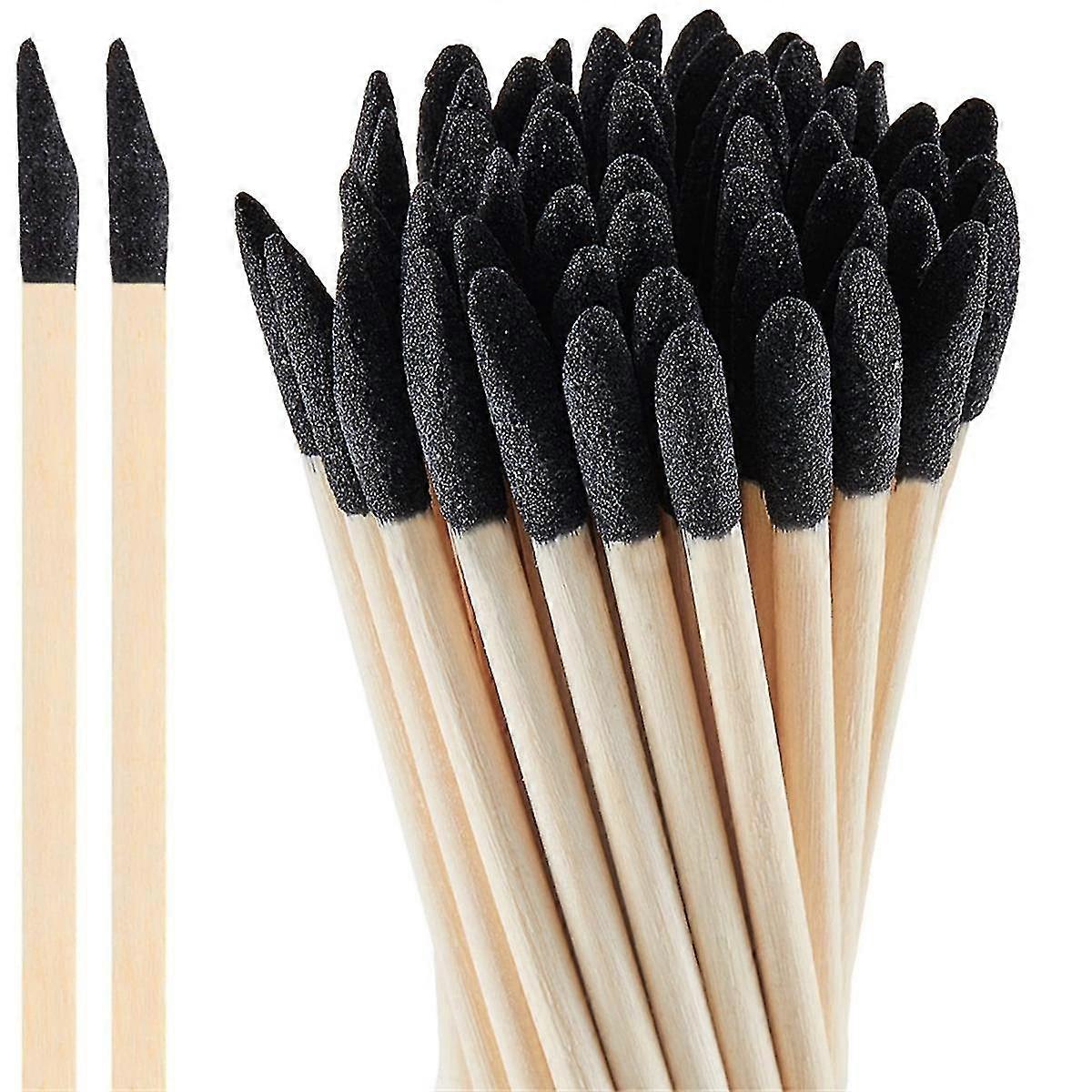 50 Pack Sanding Sticks 280 Grit Matchsticks Sanding Twigs Fine Detailing Sanding Sticks for Plastic Models Wood Hobby