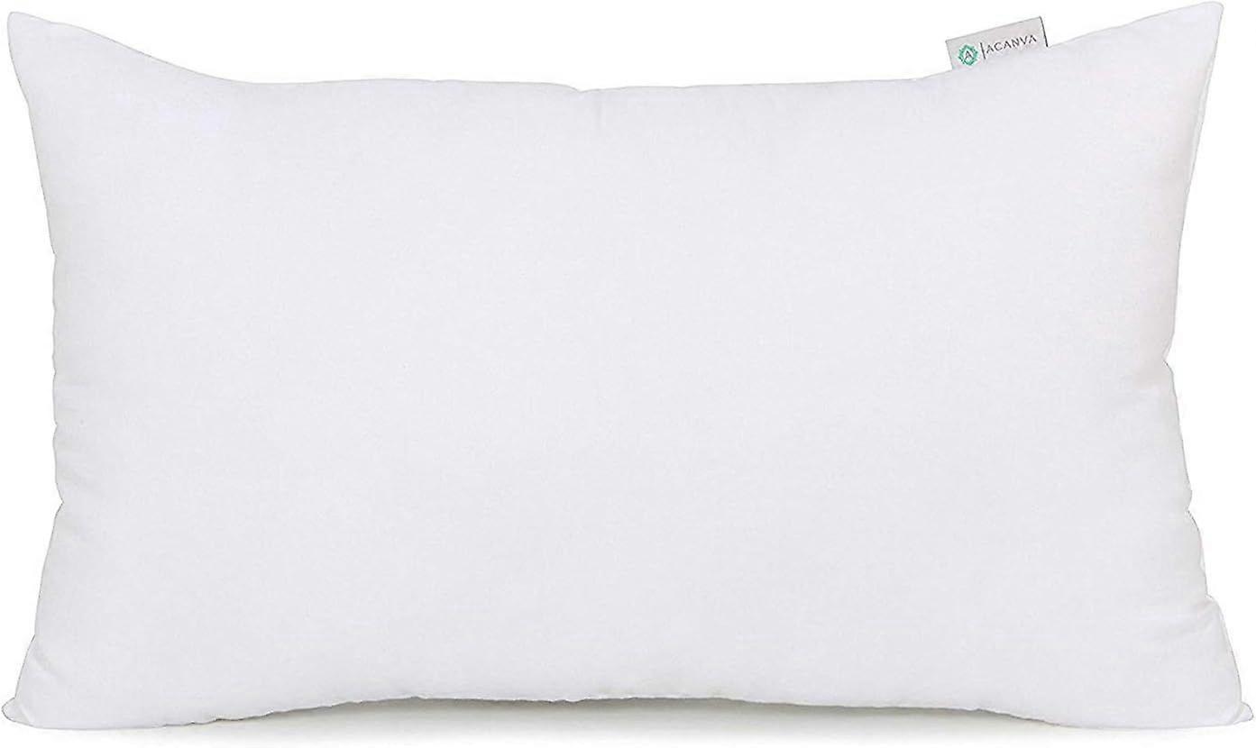 Polyester Decorative Rectangle Throw Pillow Inserts, Hypoallergenic Form Stuffer