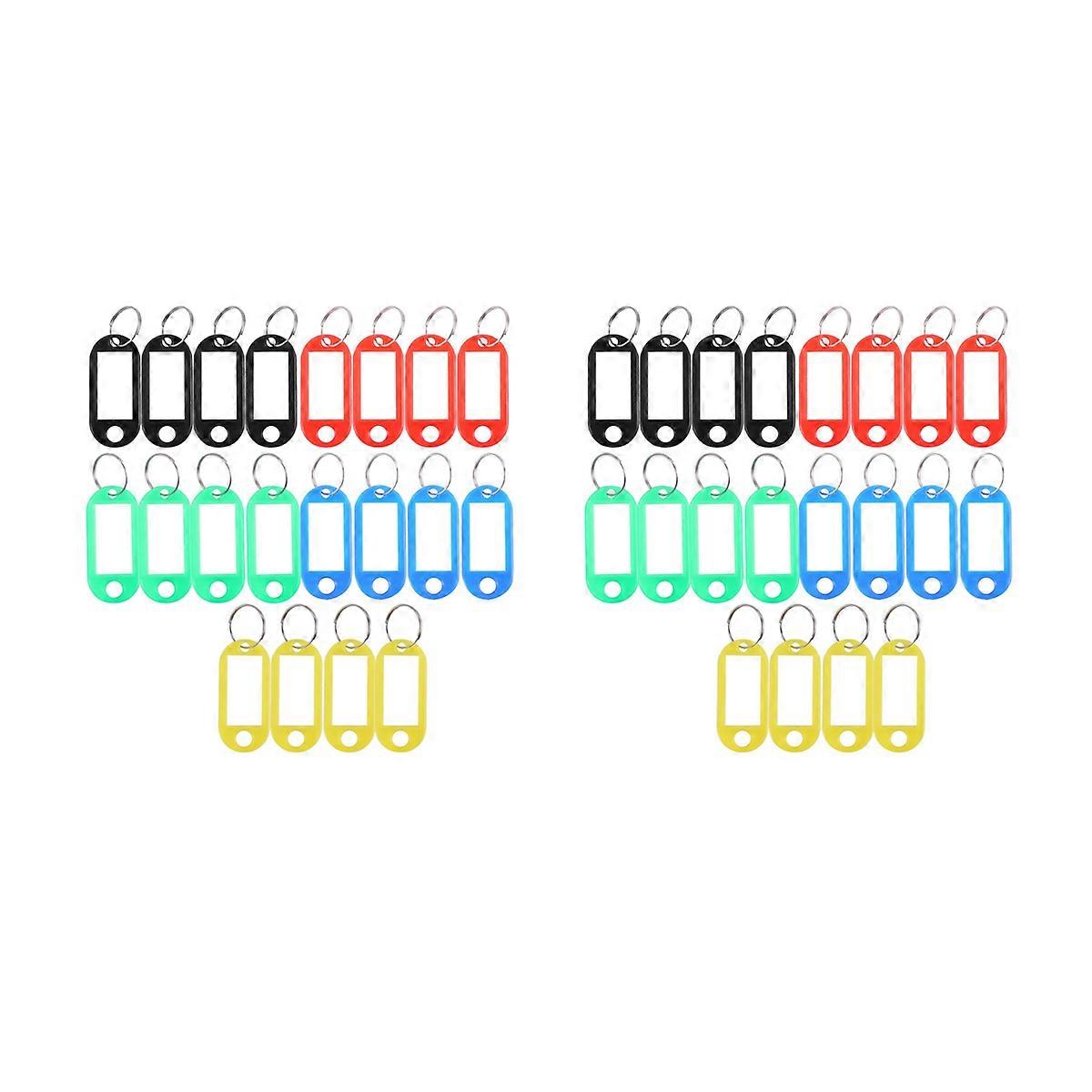 40 x Plastic Key Tag Identification Label