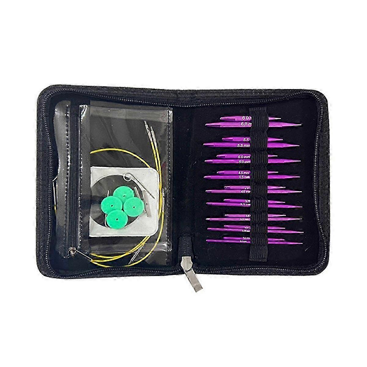 Pyöreät virkkuukoukut ja neulepuikot - DIY-taide Käsityökudontatyökalut ompelemiseen ja ompelemiseen