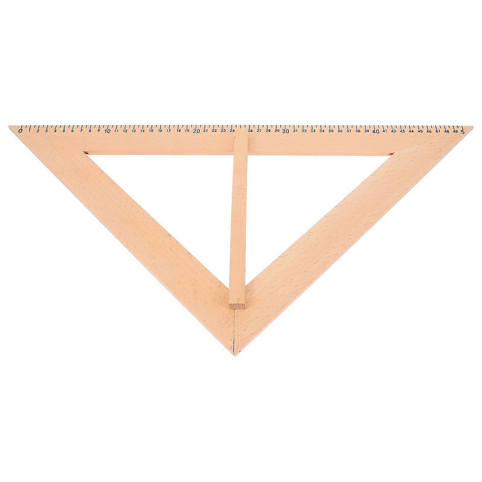 Ruler Teaching Tool Ruler Reusable Wooden Measuring Ruler Wooden Measuring Ruler Teaching Aid Measuring Tool For Teaching