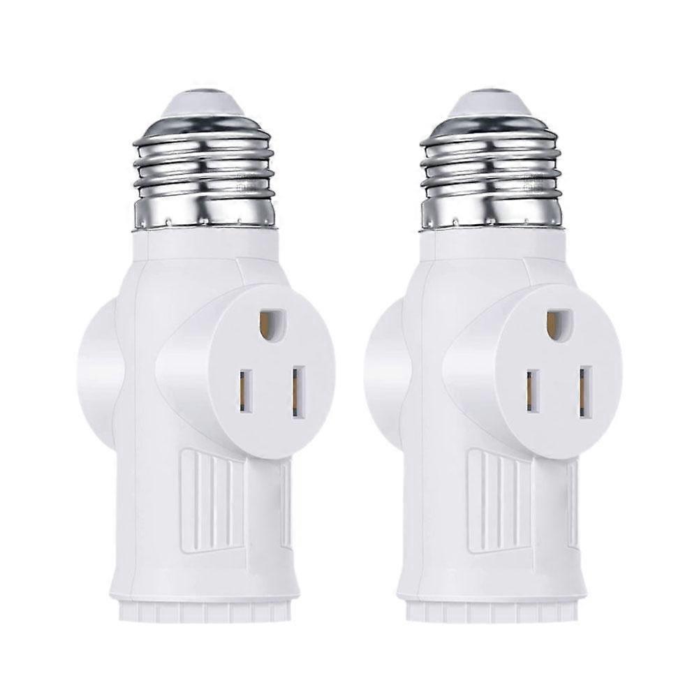 E26/E27 Socket Converter for Easy Lamp Base Adapters, 2-Pack