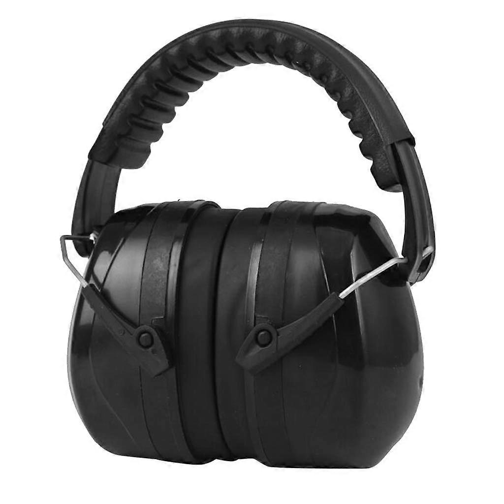 Adjustable Ear Defenders Noise Reduction Earmuffs Hearing Protection Black Size Industrial Safety PPE