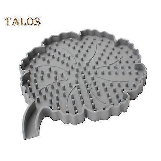 Bathroom Soap Tray Raised Edges Anti-melting Automatic Drainage Silicone Soap Tray Sponge Holder with Drain Spout