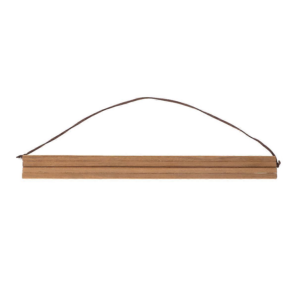 31CM Wooden Magnetic Art Hanger For Kids And Adults Hanging Canvas Artwork 31 X 2 X 1.8 Cm Light Brown 1 Set