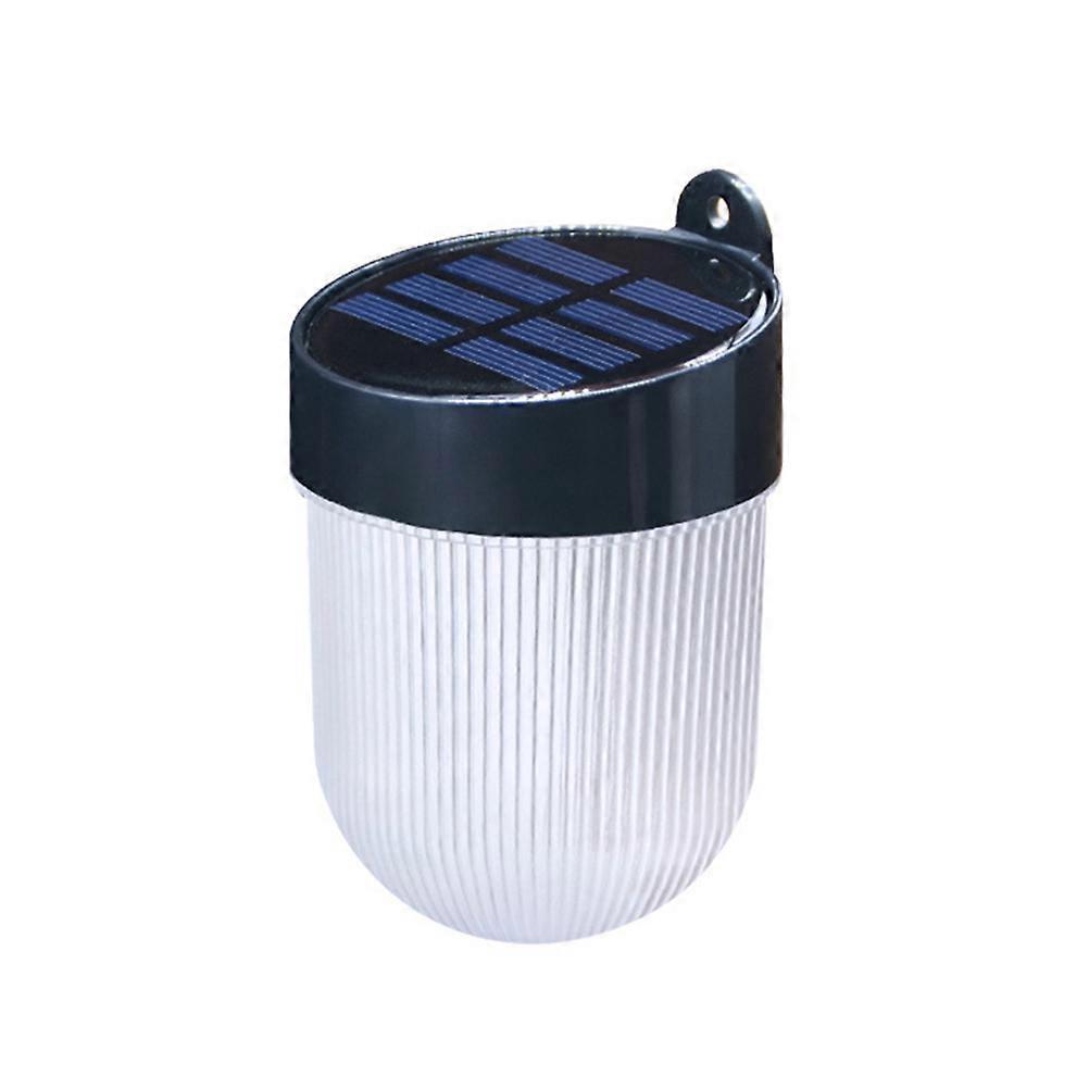 Black Plastic Solar Wall Lamp for Lighting Easy to Install without Wiring Automatically Charges during Daytime 3 LED