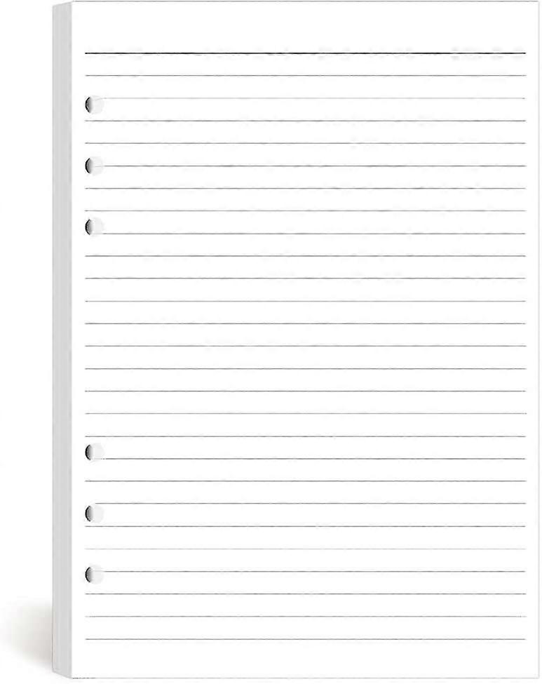 A5 Χαρτί επαναπλήρωσης για διοργανωτή Filofax, 100 φύλλα, επενδεδυμένο / κυβερνημένο χαρτί