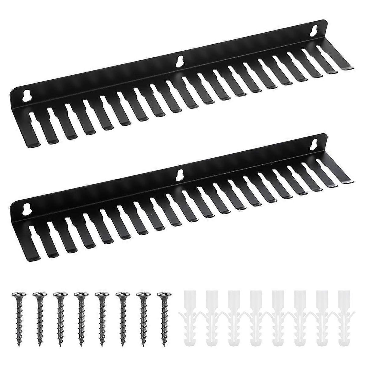 2 Pieces Wall Mountable Cable Hangers, Cable Rack