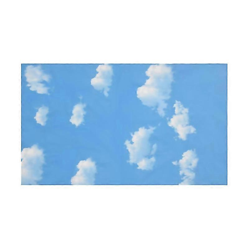 For 3x5ft Cloud Photography Backdrop Screen Background Studio Props Blue White
