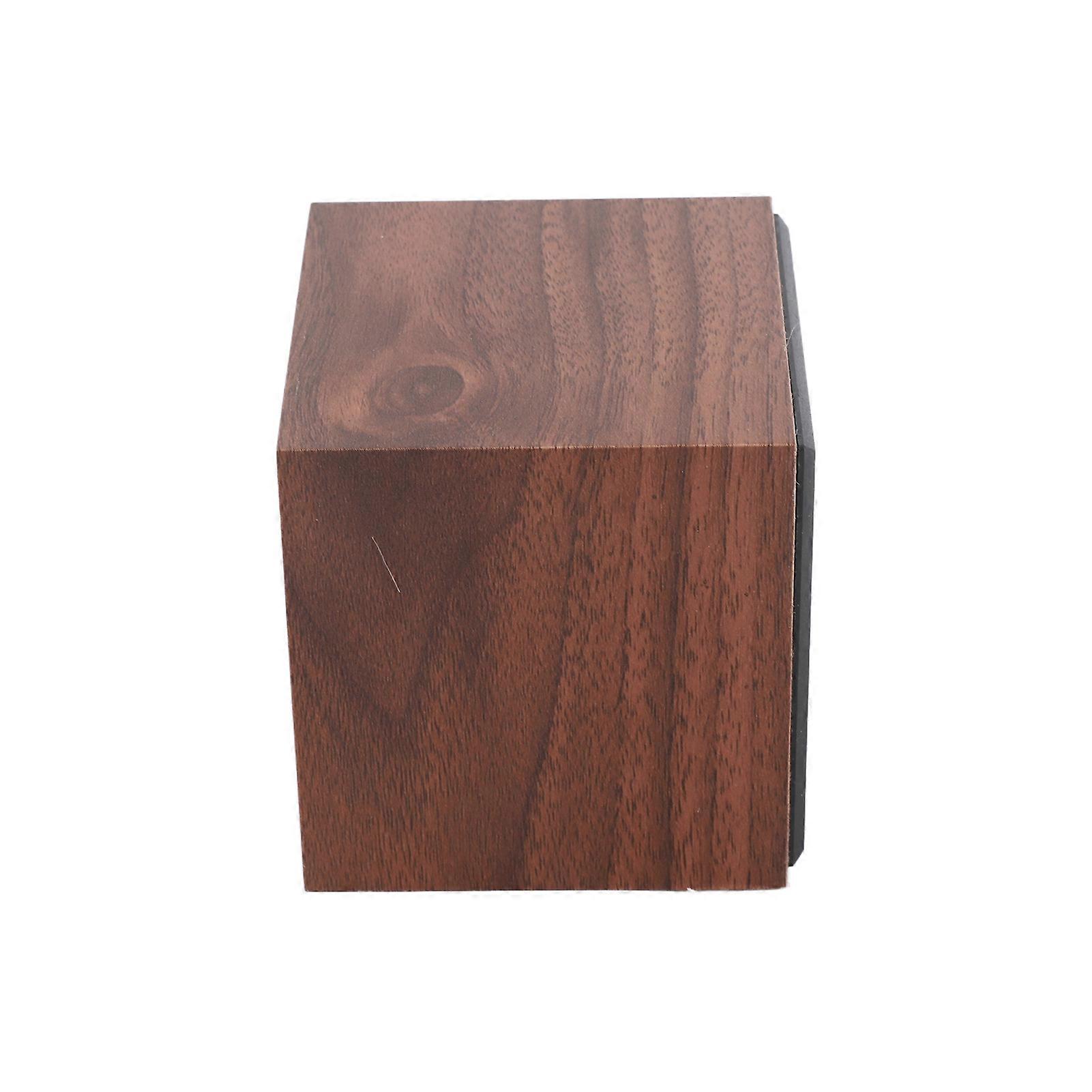 LED Wood Digital Alarm with Day Date Temperature Humidity 3 Brightness Voice Control Indoor Thermometer Hygrometer for Bedside Desk Greenhouse Garden