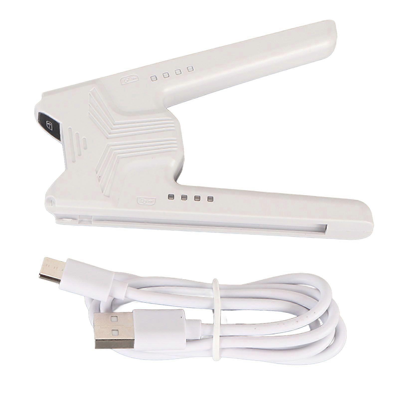 Charging Grip for Switch Joy Con LED Indicator High Efficiency Type C Controller Comfort Handle Charger for Switch OLED White