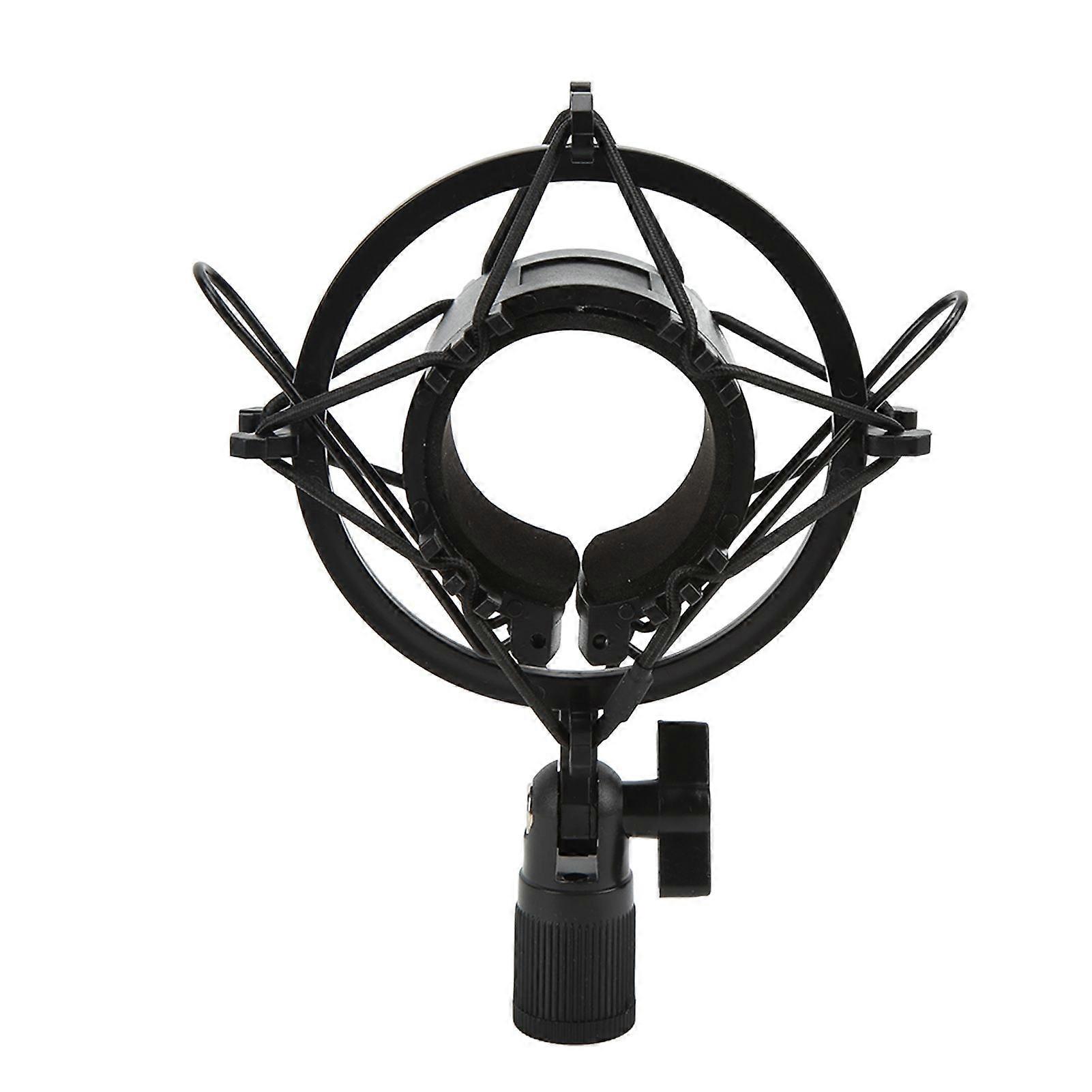 Microphone Shock Mount Holder Plastic Mic Anti Vibration Clip 4757mm for Live Streaming Recording Studio