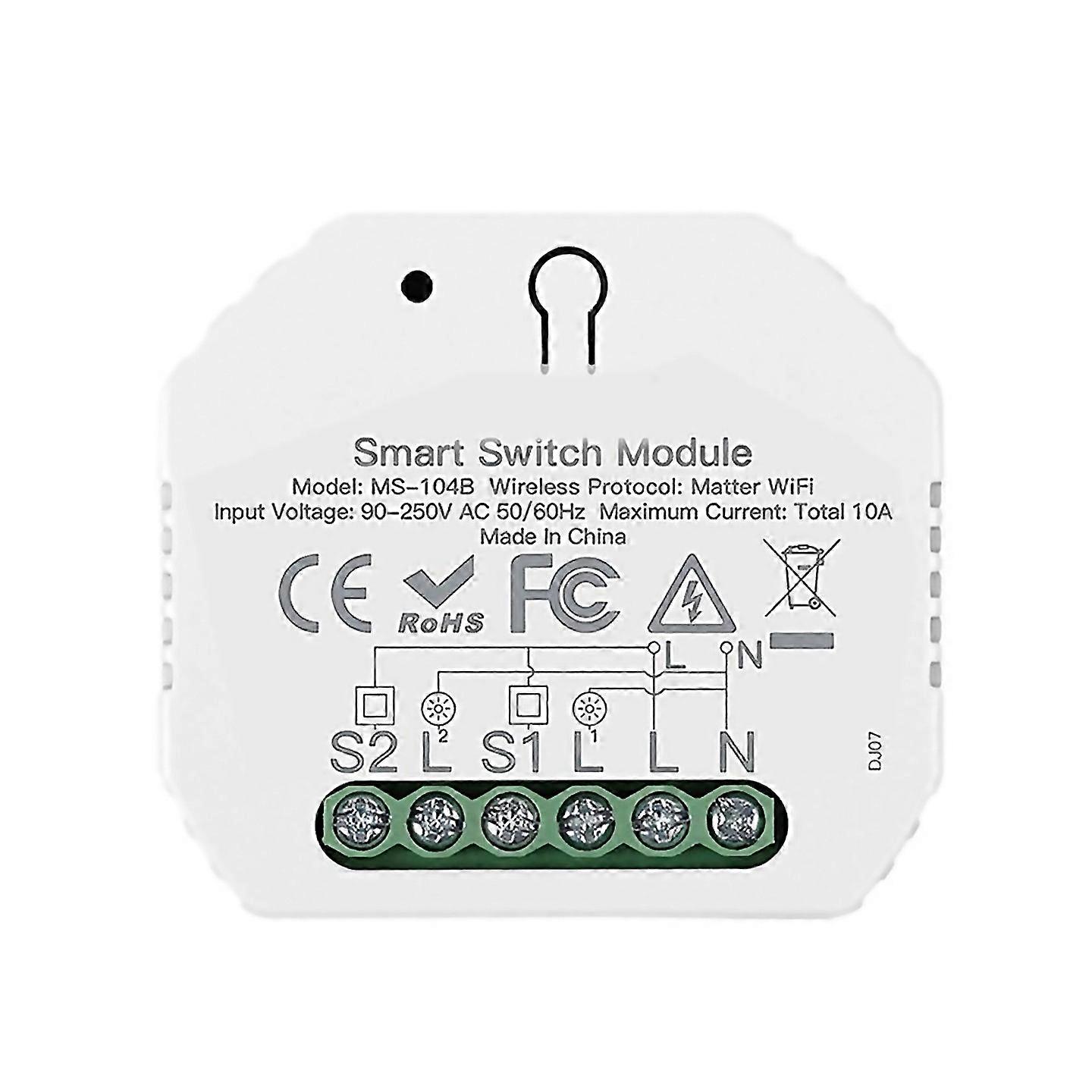 Pour Tuya Wifi Switch Module Contrôle partagé Smart Automation Relais Minuterie App Télécommande