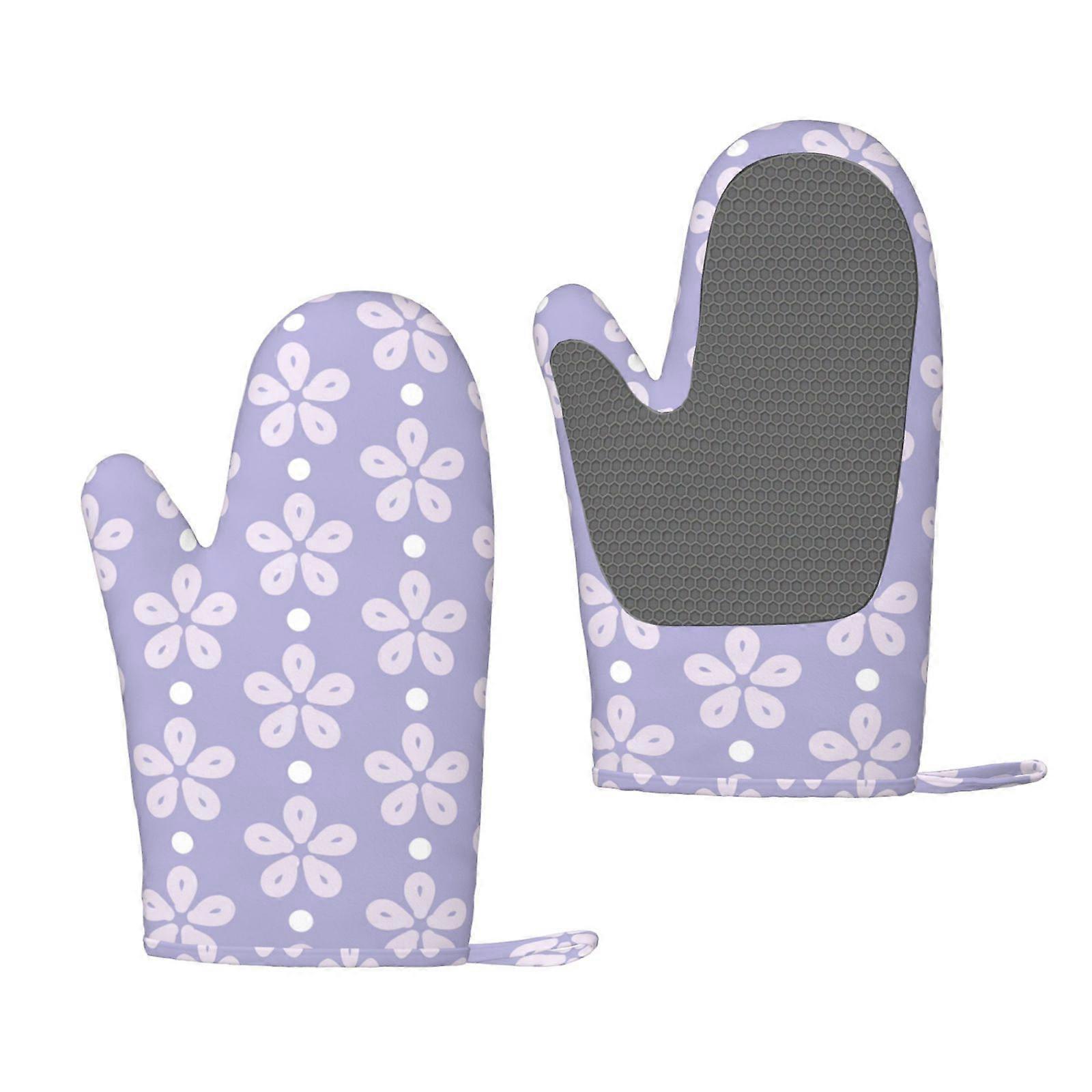 Silicone Oven Mitts With Anti Scald Protection