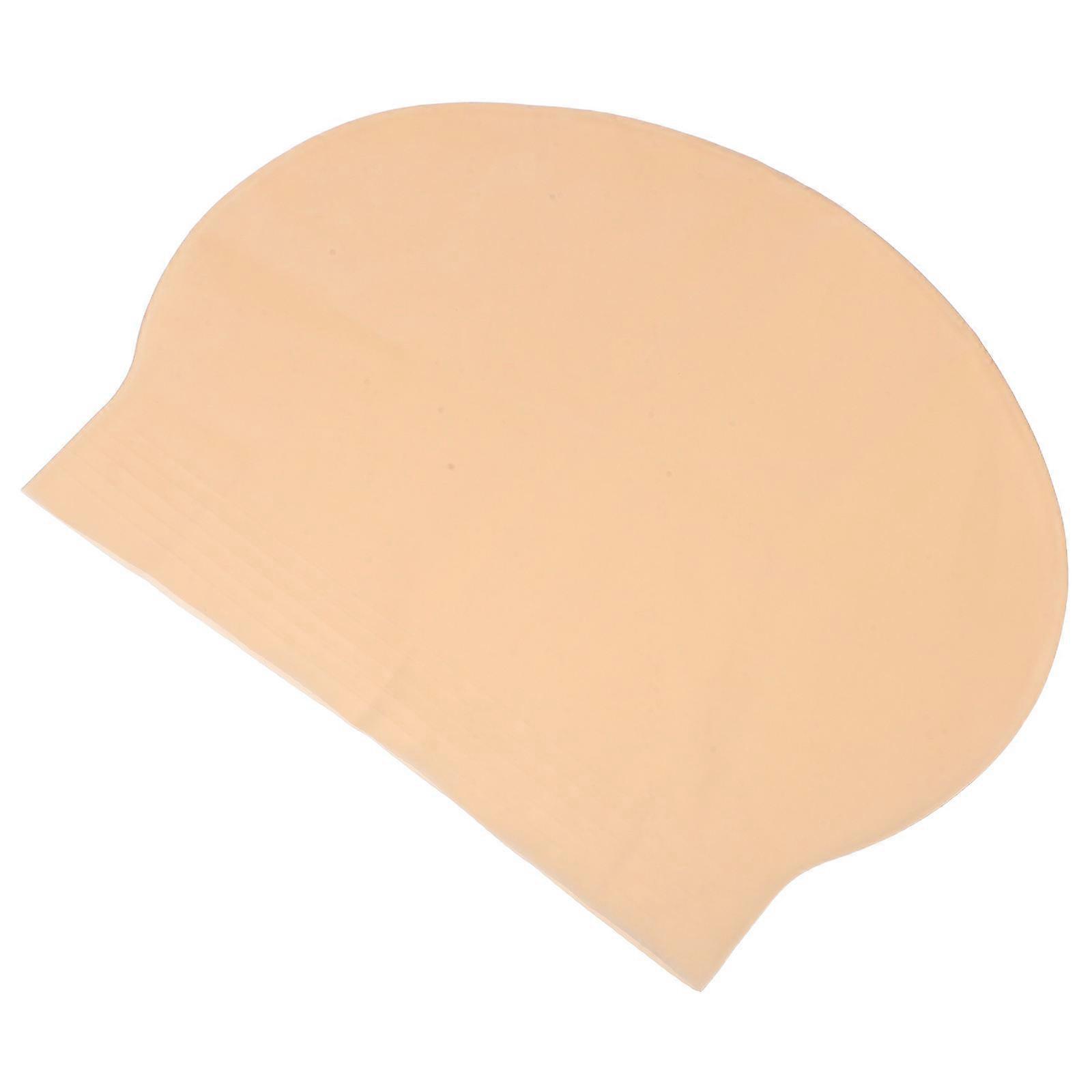 Realistic Latex Bald Cap for Halloween and Film Production 3Pcs Set Coffee