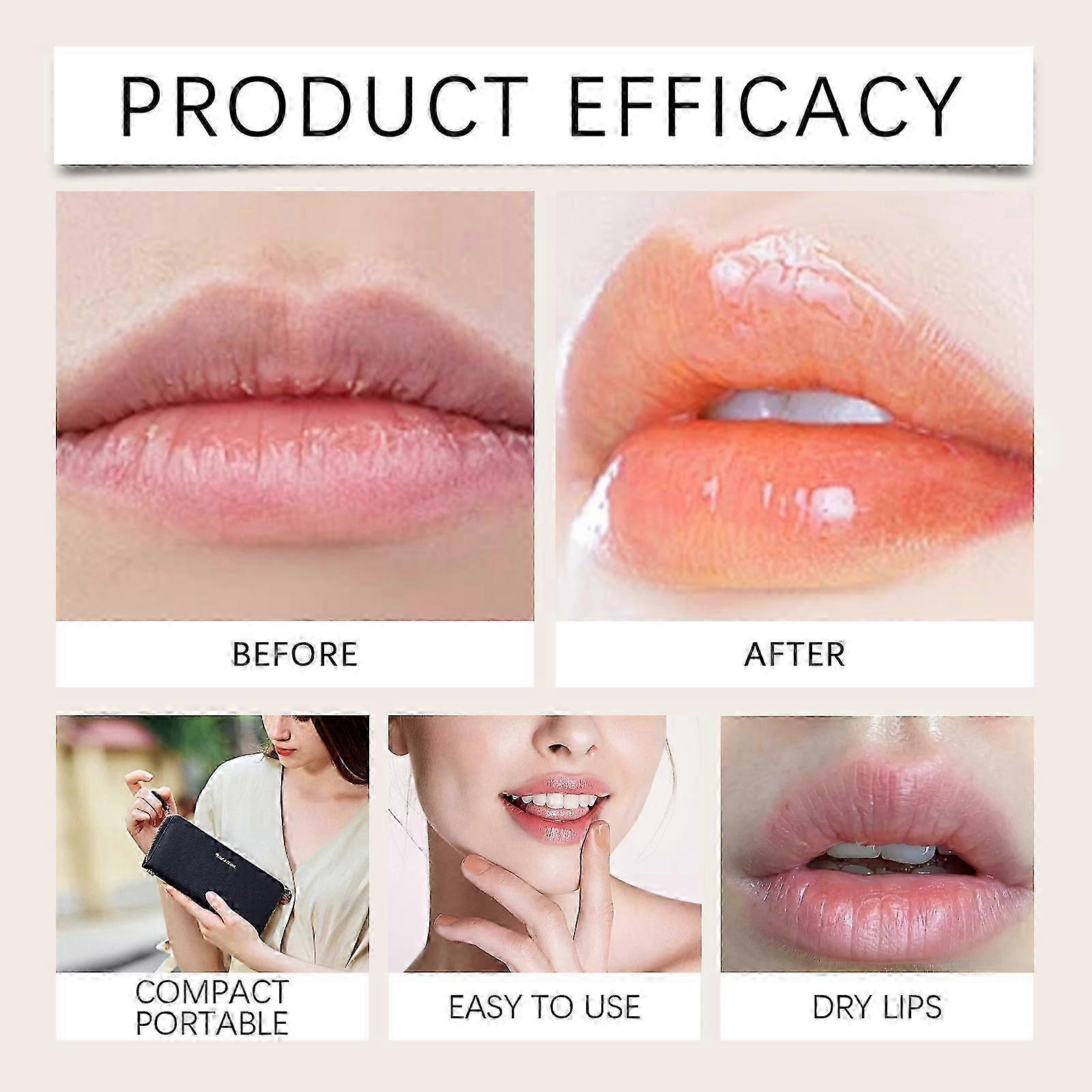 Transferproof Color Changing Lipstick, Warm Change Glossy Lip Gloss For Women