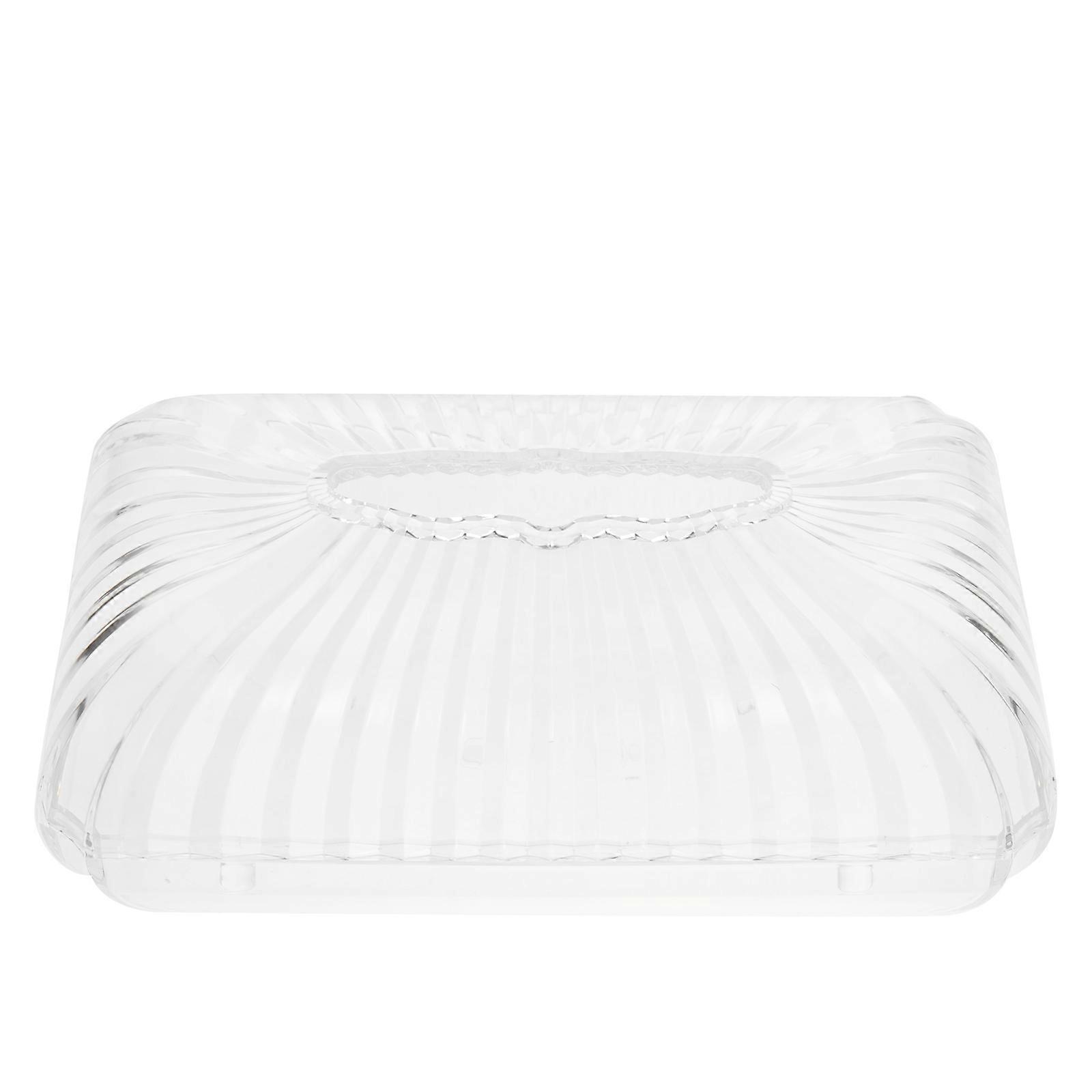 Transparent Acrylic Tissue Storage Box for Storing 3Pcs Modern Tissue Case