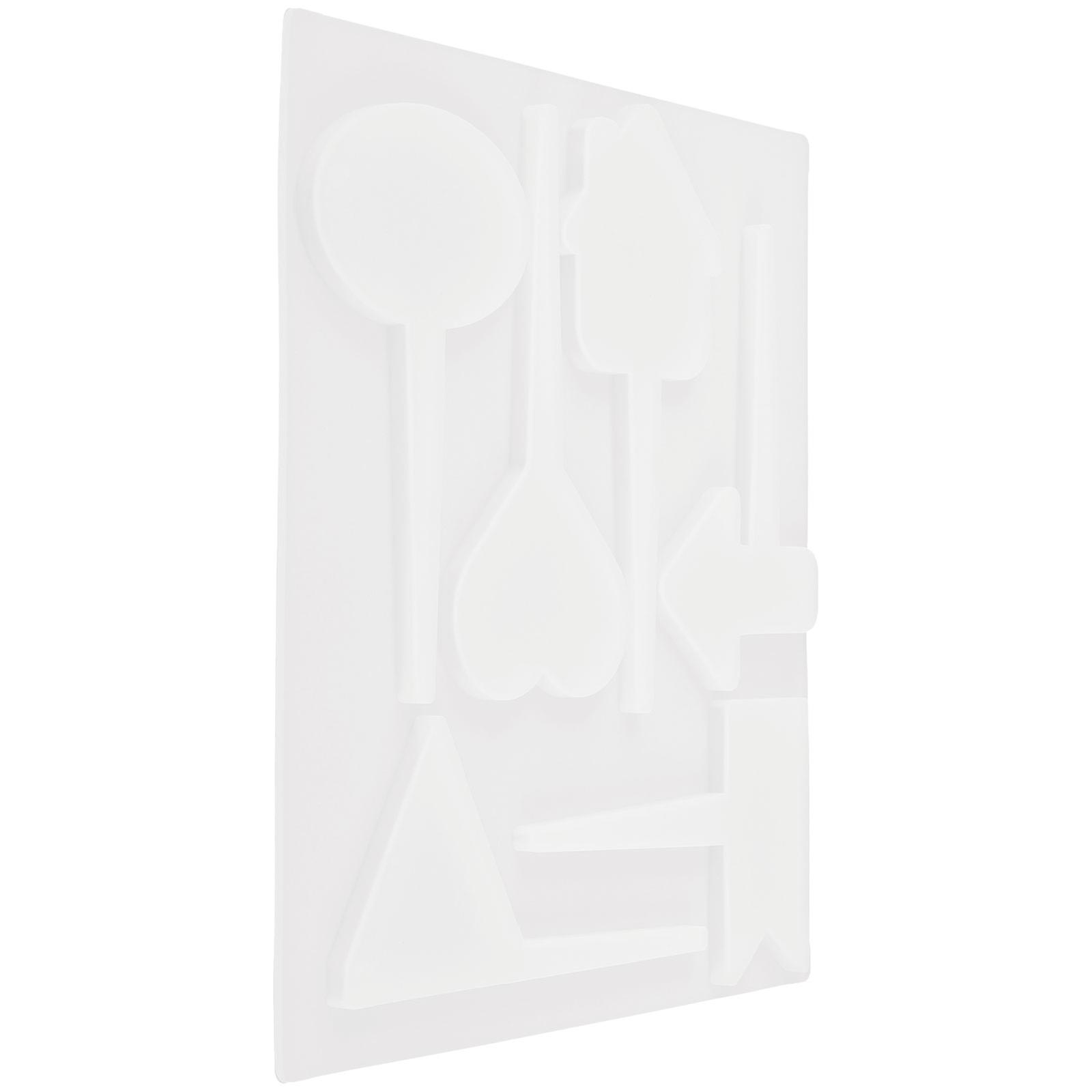 Plant Labels Mold Transparent Silicone Reusable Mold with 3D Plant Labels for DIY Projects