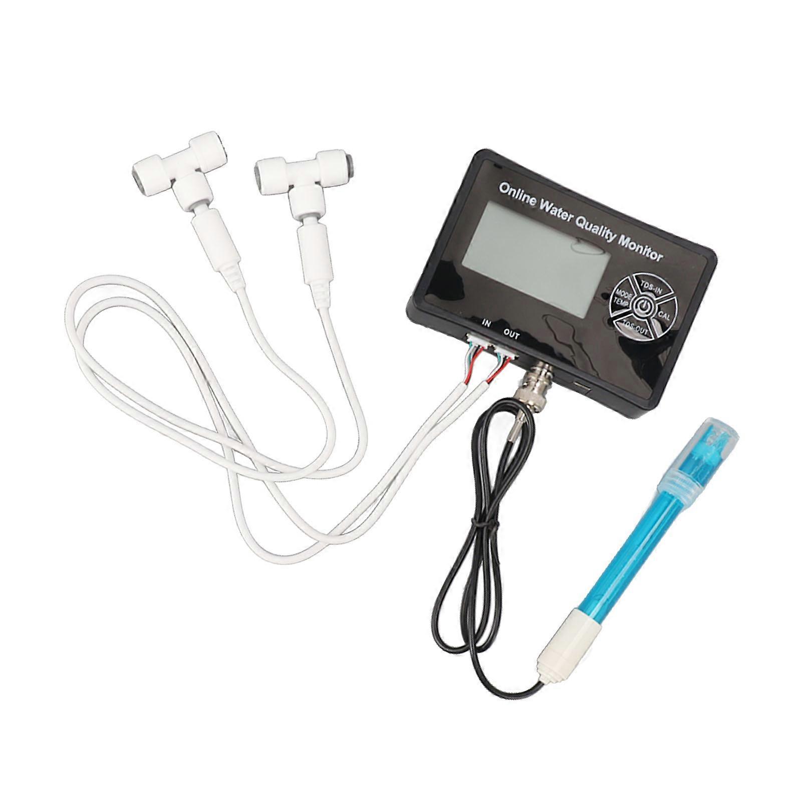 5 in 1 Digital Water Quality Tester PH TDS EC RH Temp 400mAh