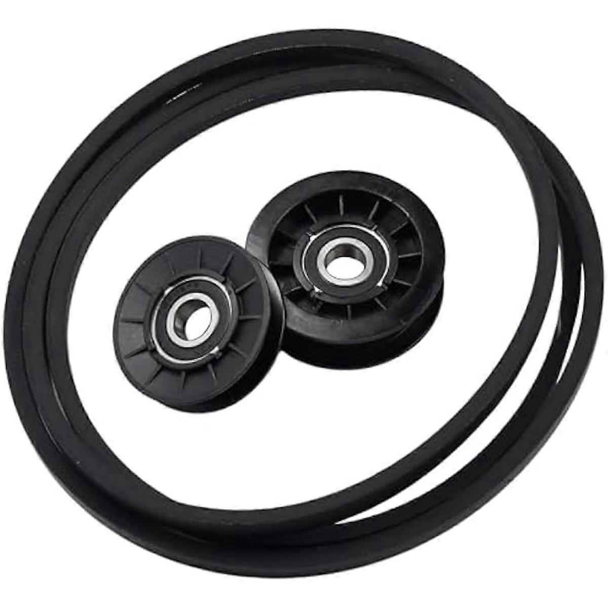 GX20286 GX20287 Flat Idler Pulley with Drive Belt for Lawn Mower