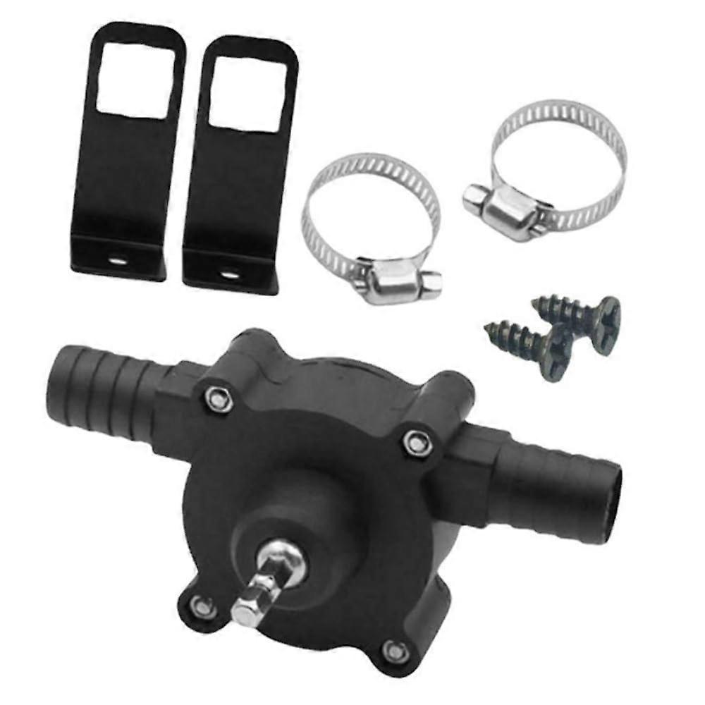 Hand Pump Self-Priming Water Drill Transfer Pump for Electric Drill, Portable Water Transfer Tool, Durable Design