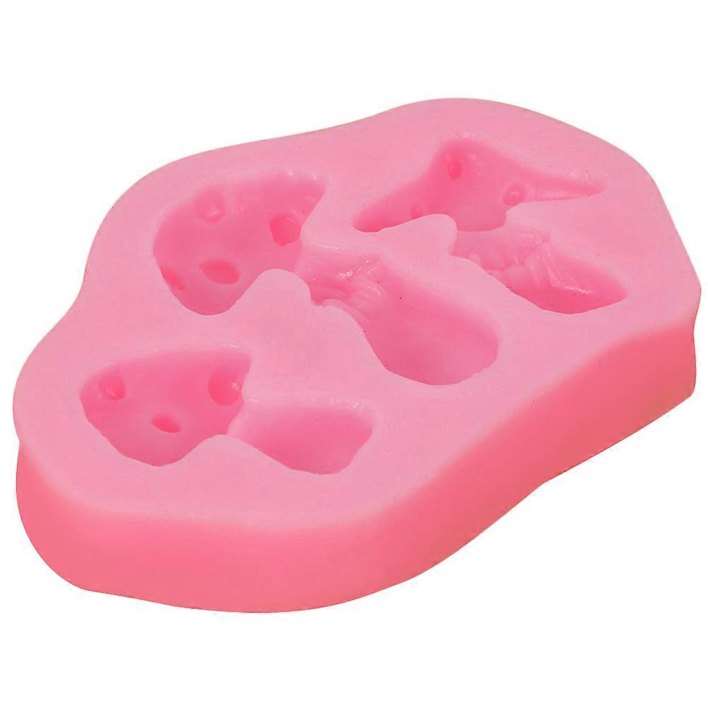 Silicone Mushroom Mold For Candy Making Ideal For Diy Handicrafts Suitable For Xmas 2Pcs Easy To Clean