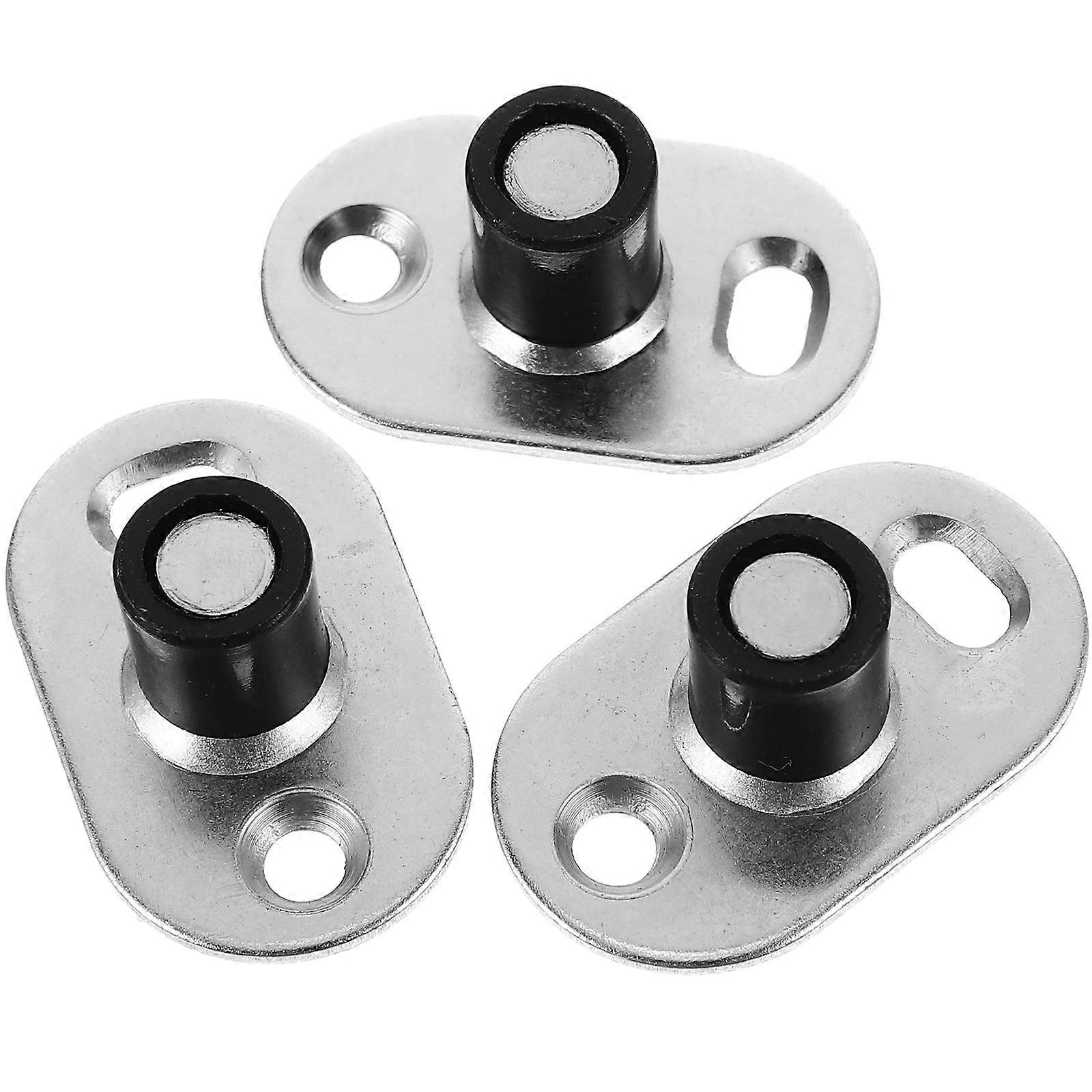 Sliding Door Guide 12 Pcs Installation Tool Prevent Door Swaying 4.2X2.5X1.7CM Silver